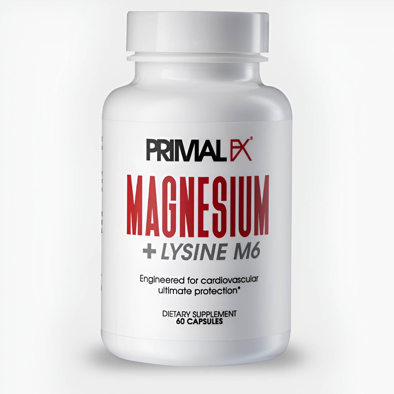 Magnesium + Lysine M6 , 60 capsulas -Primal FX – Beauty Store Peru