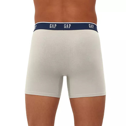 Gap Calzoncillos tipo bóxer ultrasuaves para hombre, paquete de 4