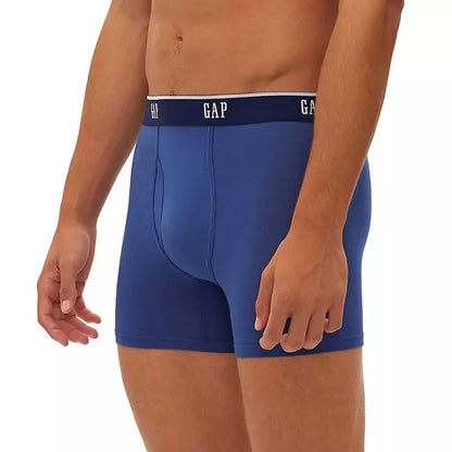 Gap Calzoncillos tipo bóxer ultrasuaves para hombre, paquete de 4