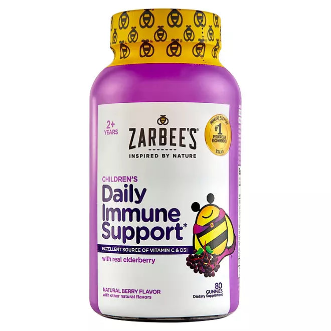 Zarbee's Naturals Children's Elderberry Immune Support 80gomitas