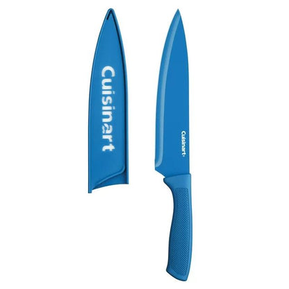 Cuisinart Juego de cuchillos de colores recubiertos de cerámica de 12 piezas con protectores de cuchillas