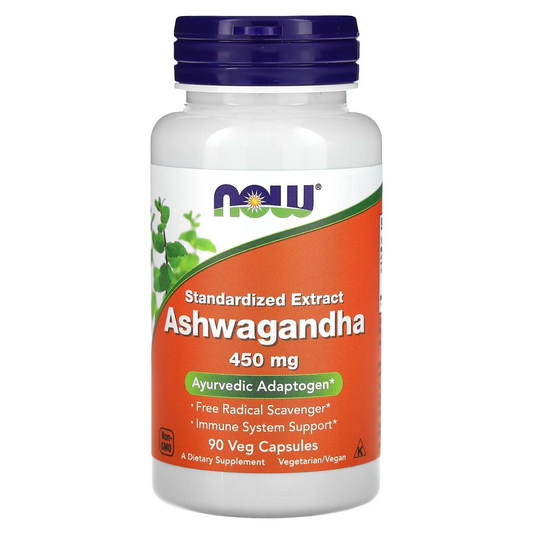 NOW Ashwagandha 450mg 90 capsulas