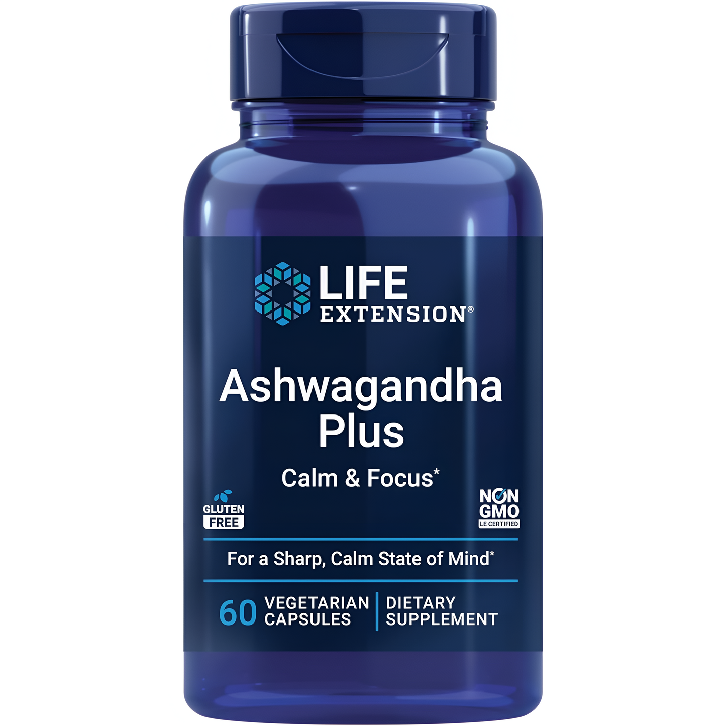 Life Extension Ashwagandha Plus Calm & Focus 60 caps veg.