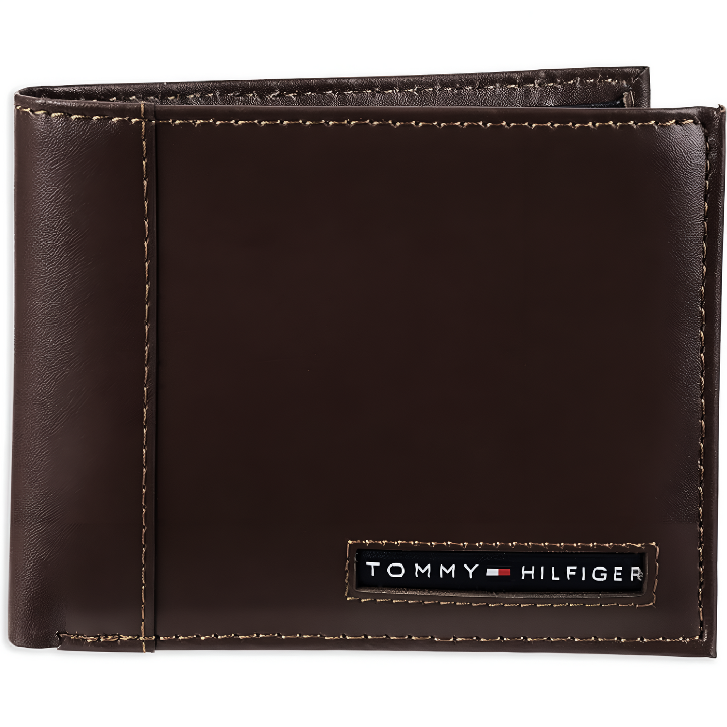 Billetera Tommy Hilfiger Para Hombre de Cuero Billetera delgada plegable con 6 bolsillos