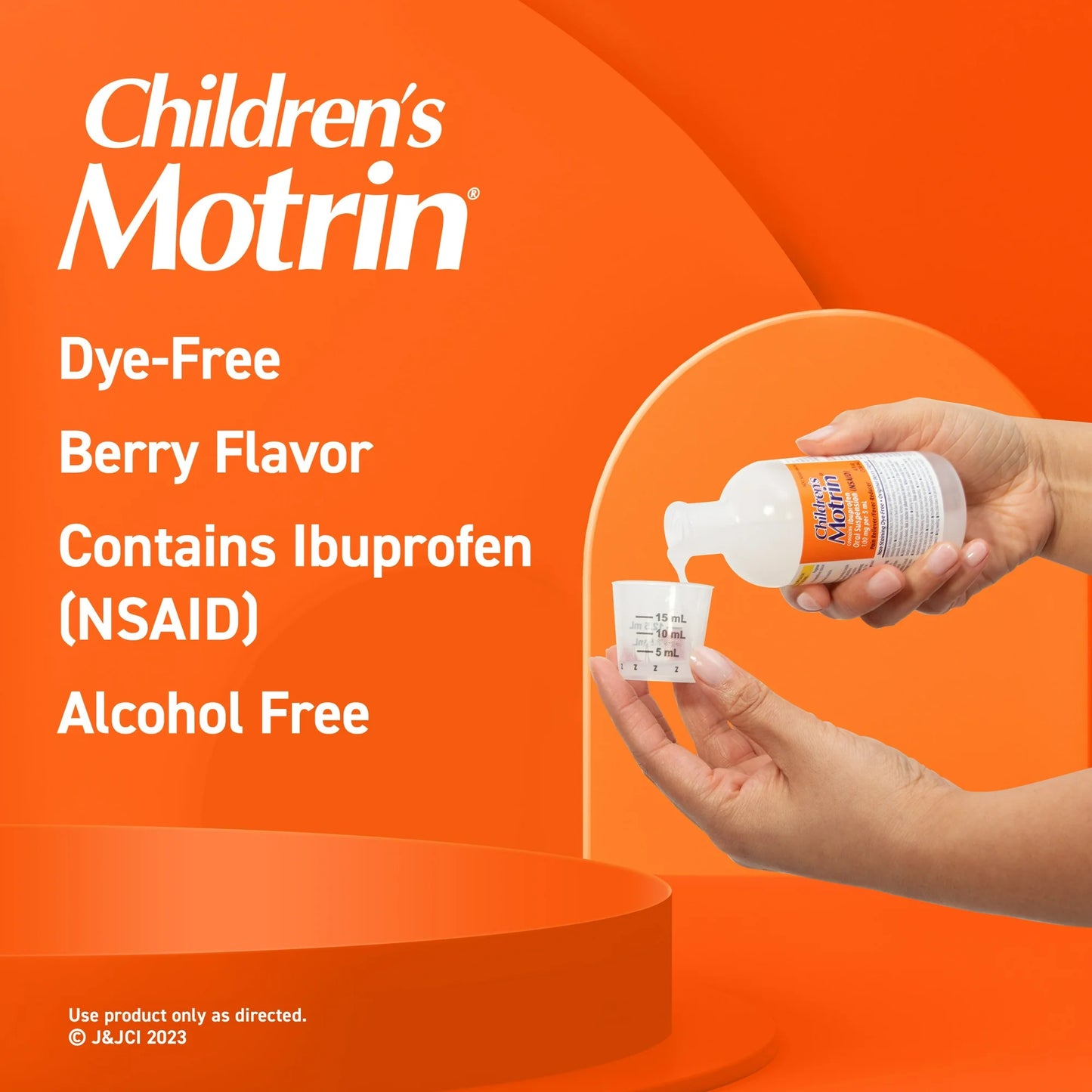 Children's Motrin Ibuprofeno Medicina para Niños, Sabor a Bayas, 8 fl. oz