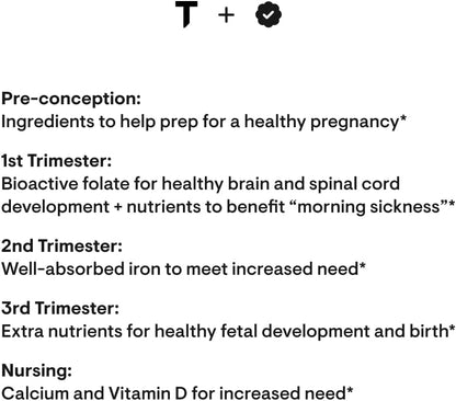 Thorne investigación – Basic – Ácido Fólico para mujer Multivitamínico Prenatal – 90 Cápsulas vegetarianas