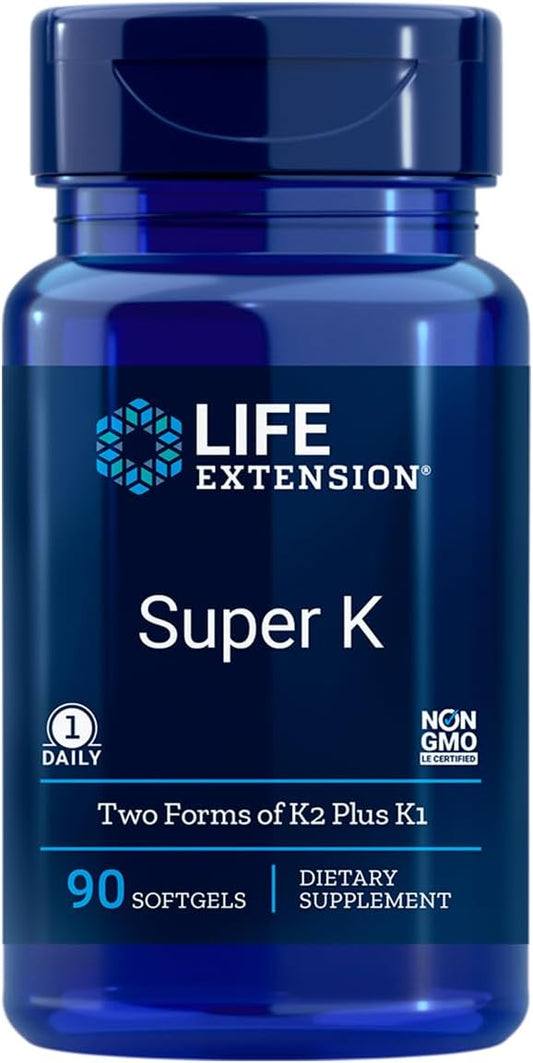 Vitamina Super K , 90 capsulas - Life extension