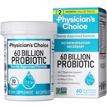 Physician's Choice Probiotics 60 Billion CFU - 60  Capsulas