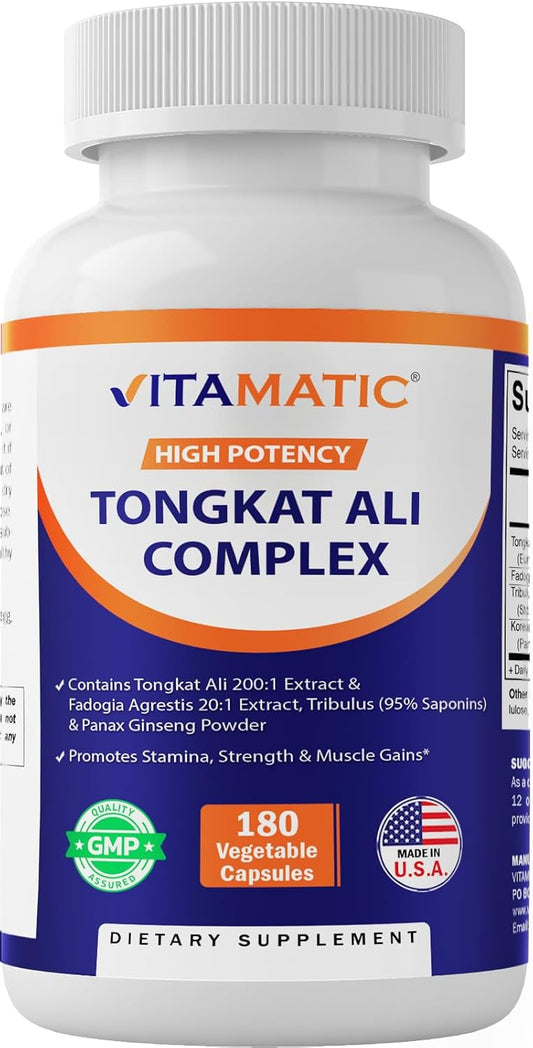 Vitamatic Tongkat Ali Complex 180 capsulas