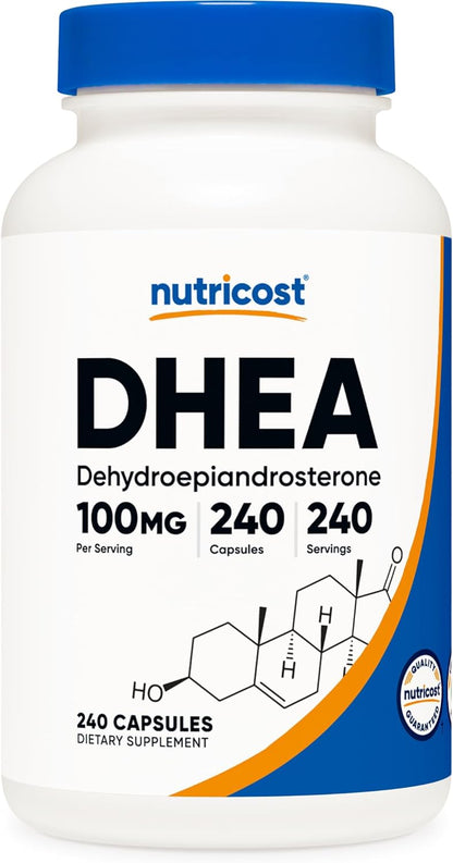 Nutricost DHEA 100 mg, 240 cápsulas