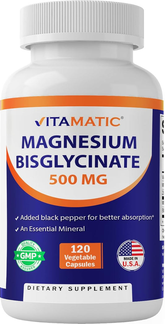 Vitamatic Bisglicinato de magnesio 500 mg - 120 cápsulas