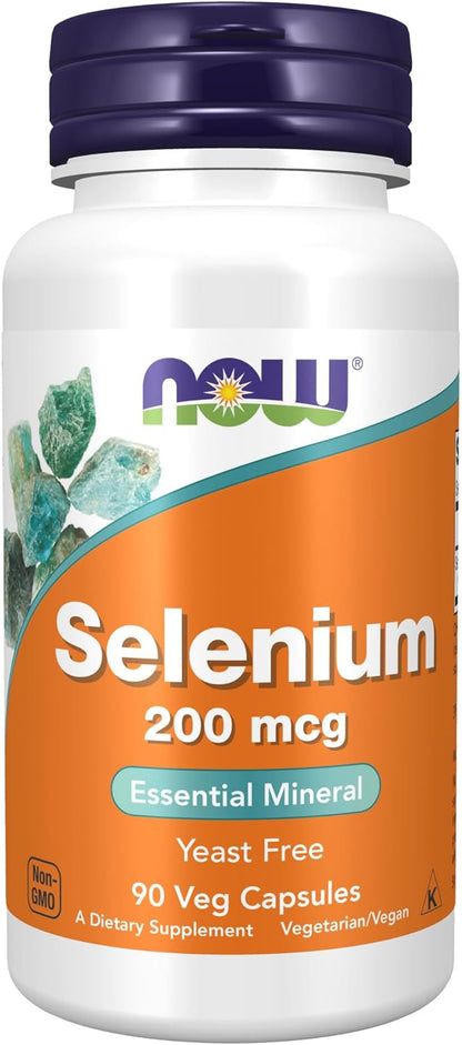 NOW Selenio 200mcg   Capsulas