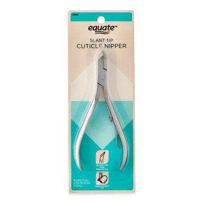 Equate Beauty Pinza para cutículas con punta inclinada