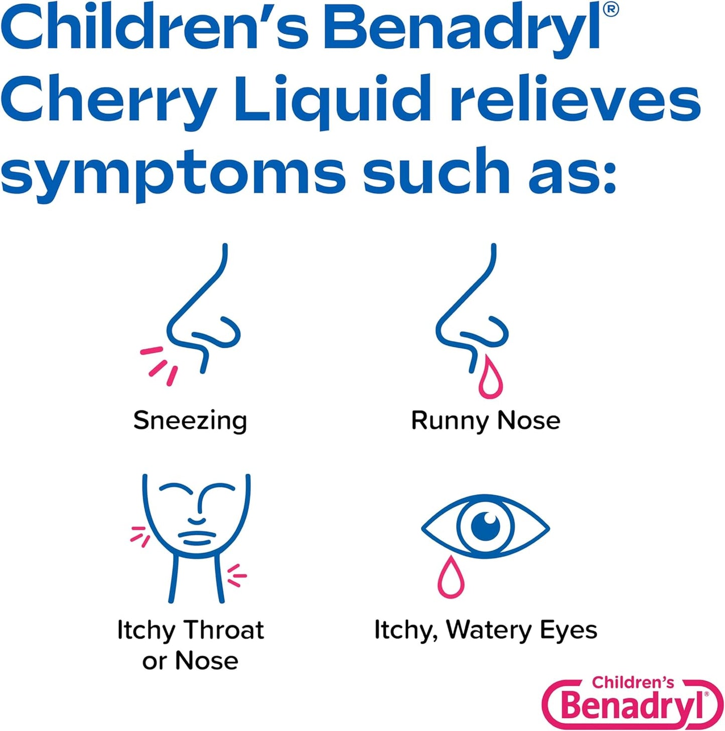 Children's BENADRYL® Allergy - Jarabe para el alivio de la alergia con difenhidramina CIH, niños