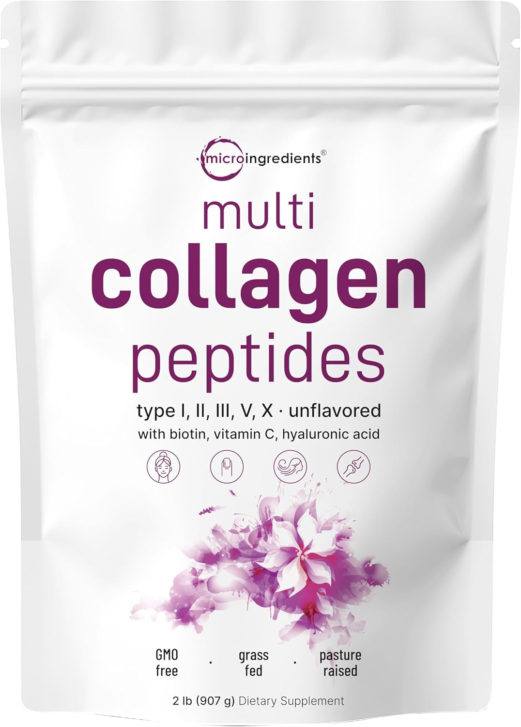 Multi Colageno peptides 907g  - MicroIngredients