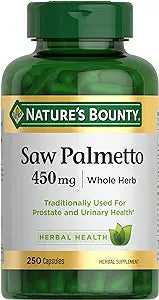 Natures Bounty Saw Palmetto 450 mg 250 Capsules