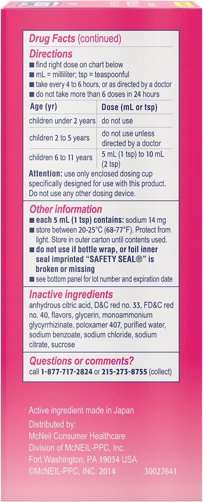 Children's BENADRYL® Allergy - Jarabe para el alivio de la alergia con difenhidramina CIH, niños