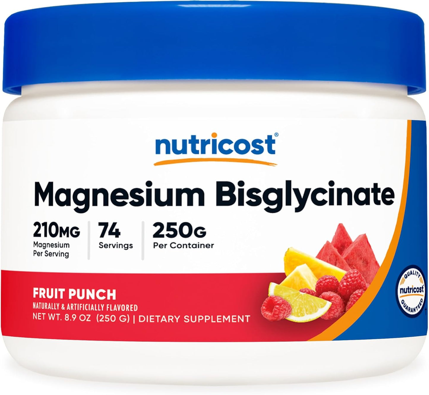 Nutricost Polvo de bisglicinato de magnesio 250g