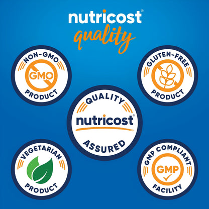 Nutricost, 120 cápsulas CoQ10 de 0.0035 oz; coenzima Q10 de alta absorción