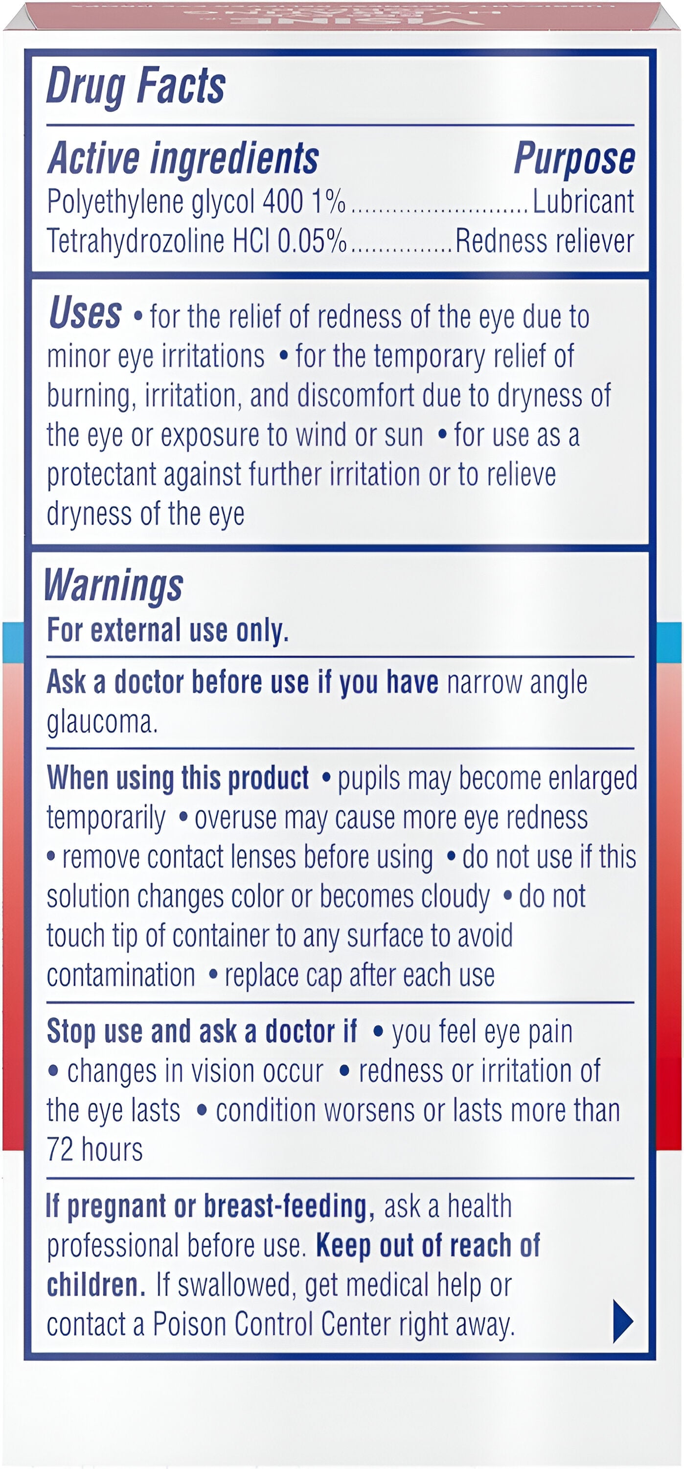 Visine Red Eye Hydrating Comfort Alivio del enrojecimiento y gotas lubricantes para ayudar a hidratar y aliviar los ojos rojos debido a irritaciones menores de los ojos Rápido, Tetrahidrozolina HCl, 15ml