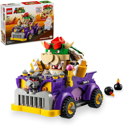 LEGO Super Mario Bowser's Muscle Car 71431 - Juego de expansión coleccionable de Bowser, 8+, 458 piezas