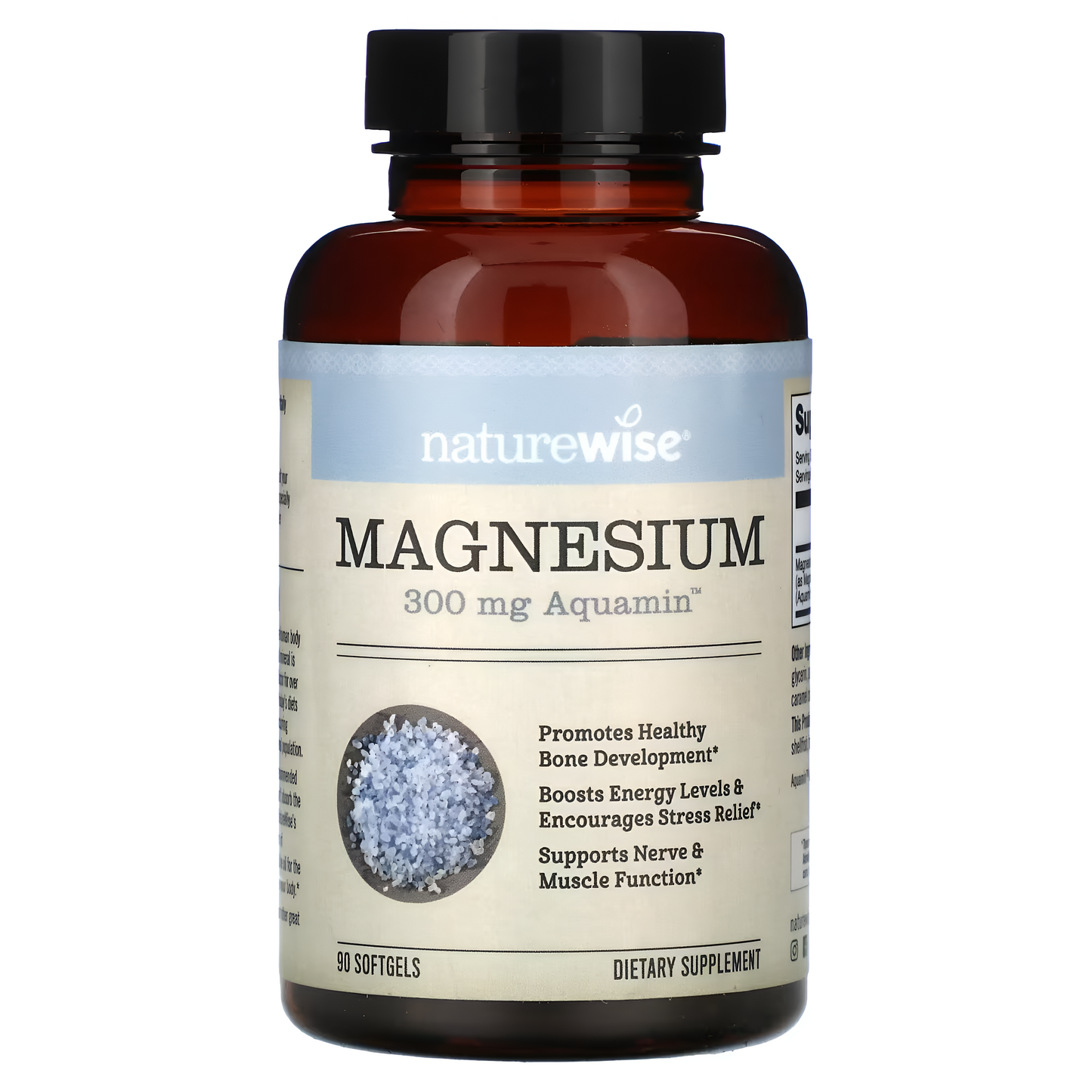 NatureWise, Magnesium, 300 mg, 90 Softgels