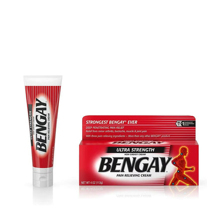 BENGAY Crema para aliviar el dolor, ultra fuerte 113gr