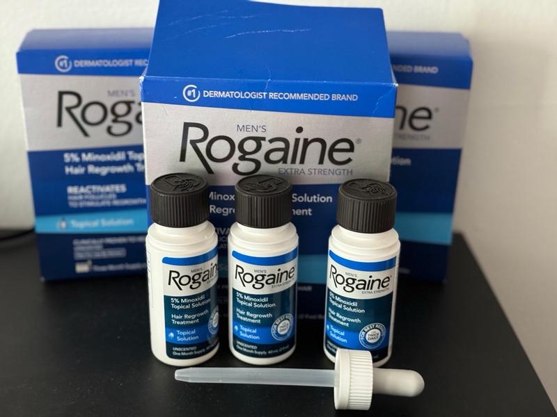 Minoxidil 5% en Solucion Liquida - Rogaine - 60 ml