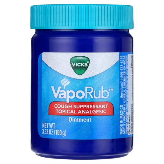 Vicks VapoRub Ungento Analgésico Tópico Supresor de la Tos-  100g