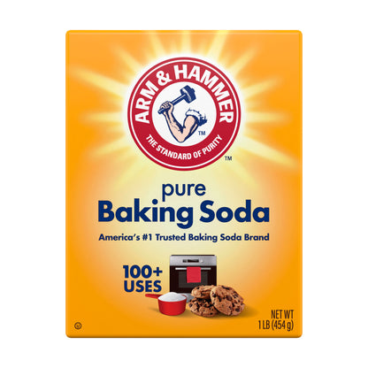 ARM & HAMMER Pure Baking Soda, Bicarbonato de Sodio Puro  454gr,