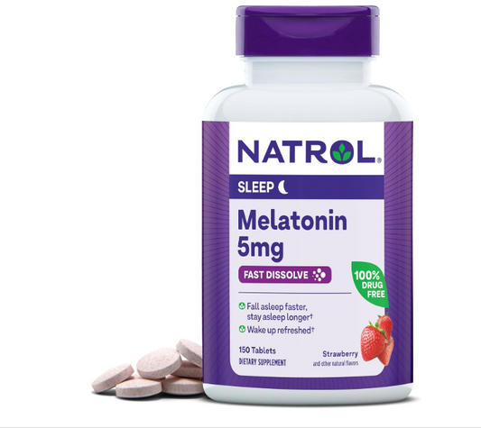 Melatonin Natrol 5mg en tabletas , fast dissolve