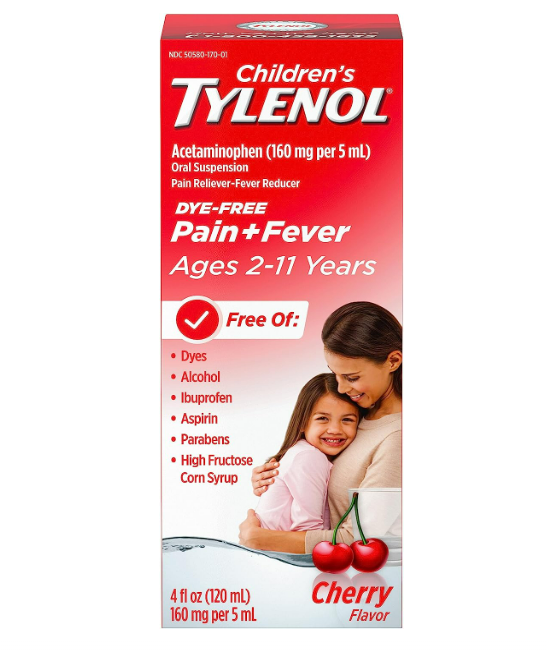 Tylenol liquido para niños , 4oz (120ml)