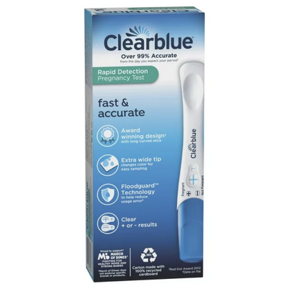 Clearblue Prueba de embarazo con resultados instantáneos, 2 unidades