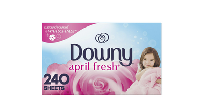 Downy April Fresh, hojas para secadora suavizante de telas, 240 unidades