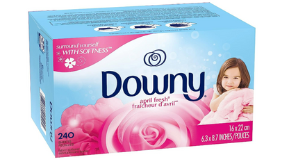 Downy April Fresh, hojas para secadora suavizante de telas, 240 unidades