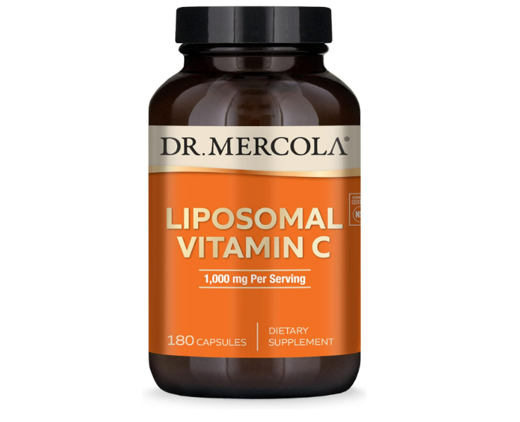 Dr. Mercola Vitamina liposómica C 1,000 mg , 180 cápsulas