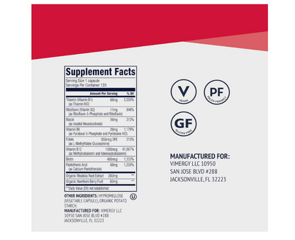 Vimergy Adapto B Complex, 120 capsulas