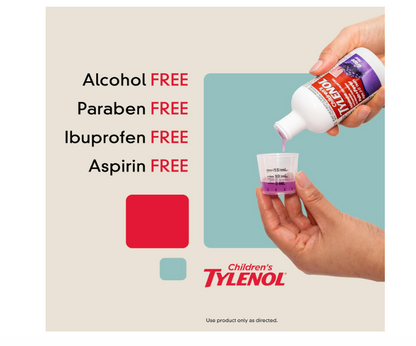 Tylenol Children´s liquido 4oz (120ml) , sabor grape