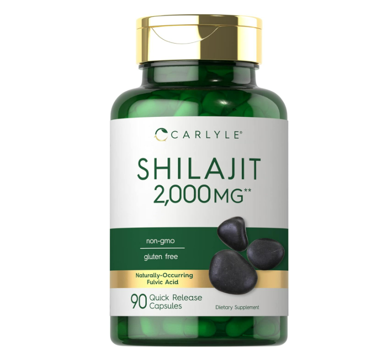 Carlyle  Shilajit 2000mg , 90 cápsulas de liberación rápida