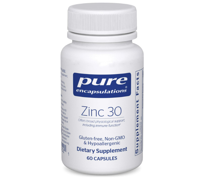 Pure Encapsulations - Zinc 30 mg , 60 capsulas