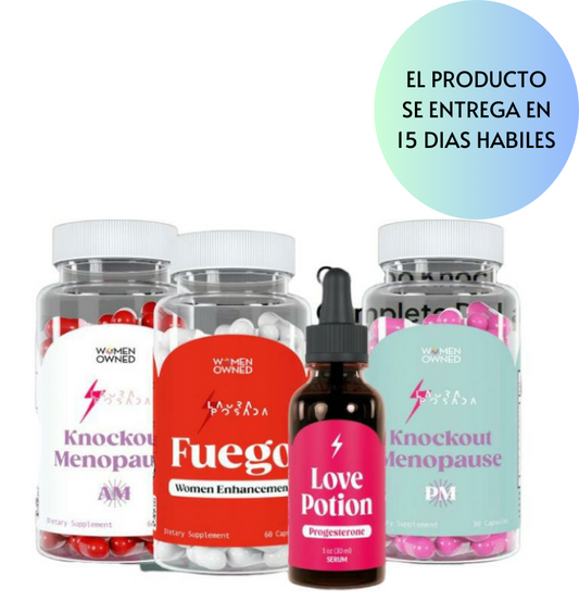 Combo Knockout Passion - Alivio Completo De La Menopausia