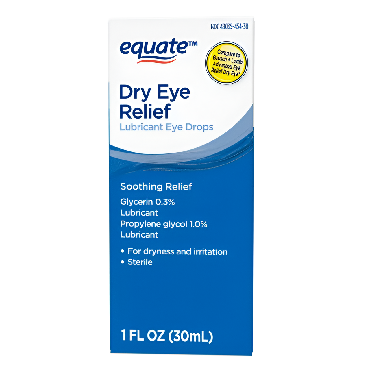 Equate Gotas lubricantes para aliviar los ojos secos