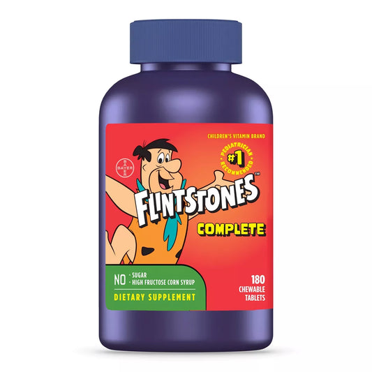 Flintstones Complete - Multivitaminico para Niños 180 Tabletas Masticables