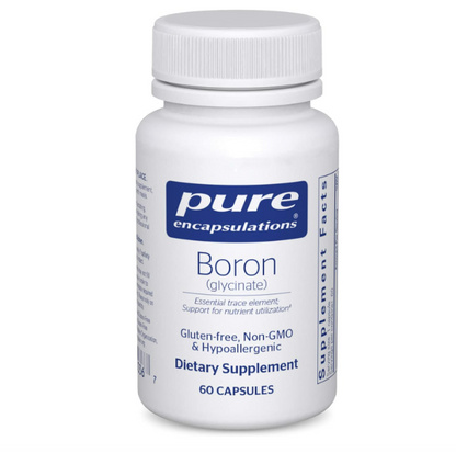 Pure Encapsulations, boron (glycinate) , 60 capsulas