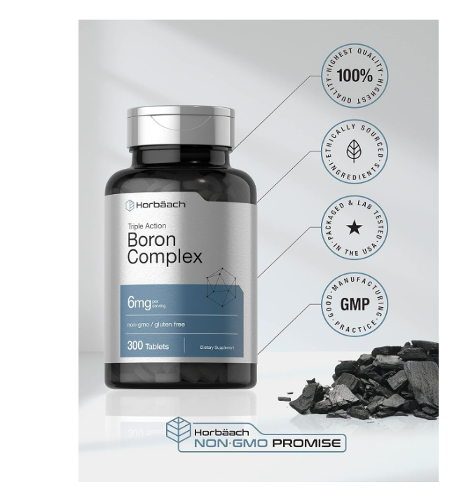 Boron Complex triple action 6mg , 300 tabletas- Horbaach