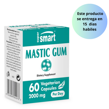 Mastic Gum 2000mg , 60 capsulas vegetarianas - Supersmart