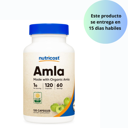 Amla 1000mg , 120 capsulas - Nutricost