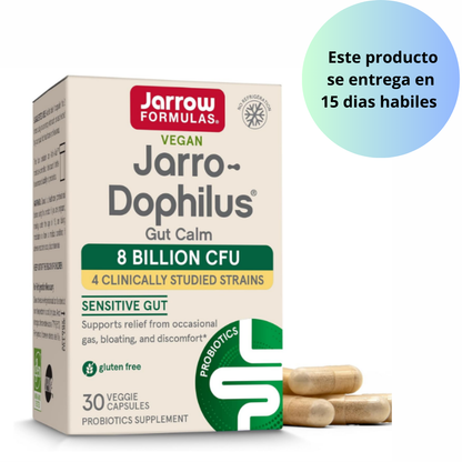 Jarrow Formulas Jarro-Dophilus Gut Calm 8 Billion CFU , 30 capsulas