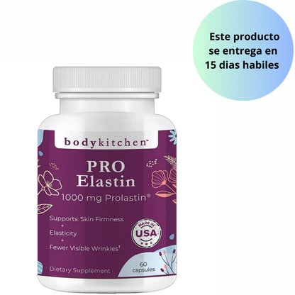 Pro Elastin 1000mg , 60 capsulas - Body Kitchen