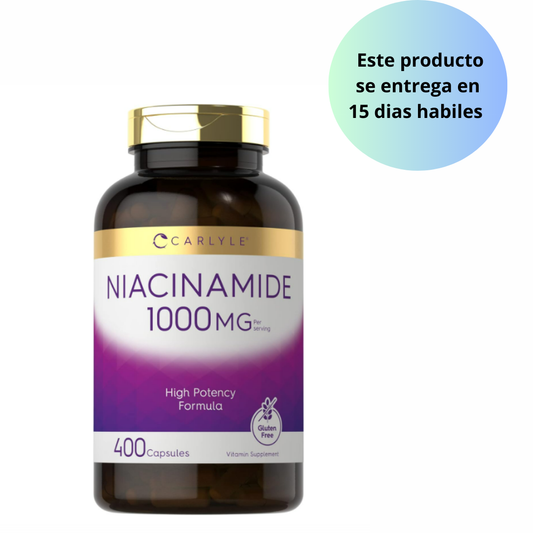 Carlyle Niacinamida 1000 mg | 400 Cápsulas